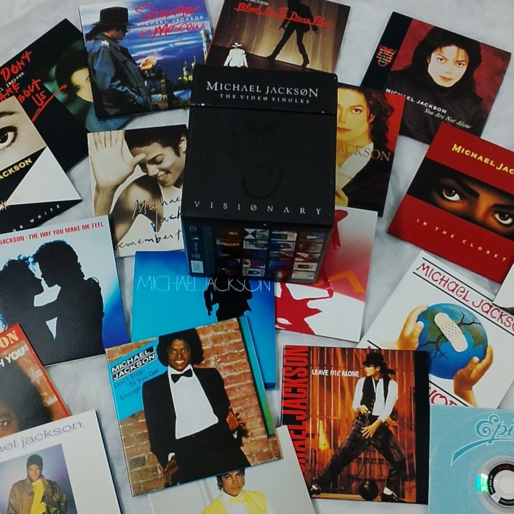 Michael Jackson Visionary Box Set 18 CDs 2 Missing 1 Cover Missing